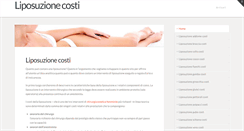 Desktop Screenshot of liposuzionecosti.com