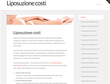 Tablet Screenshot of liposuzionecosti.com